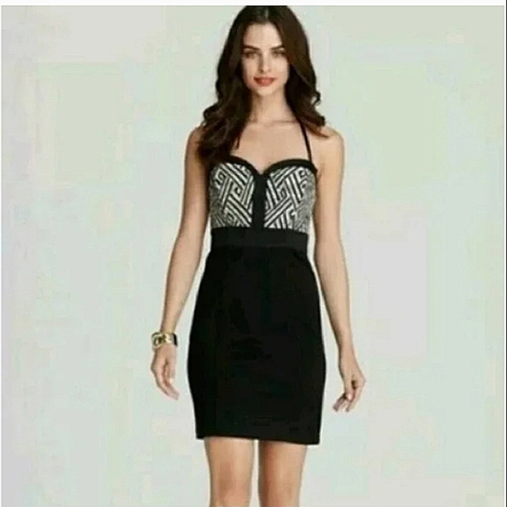Guess strapless dress